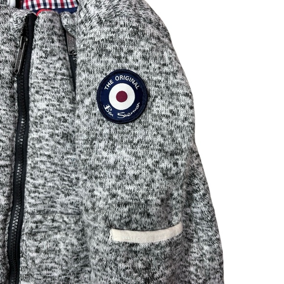 Ben Sherman Infant Snowsuit Sweater Fleece Lined Winter Pram Suit Size 6-9 Month - Picture 4 of 5